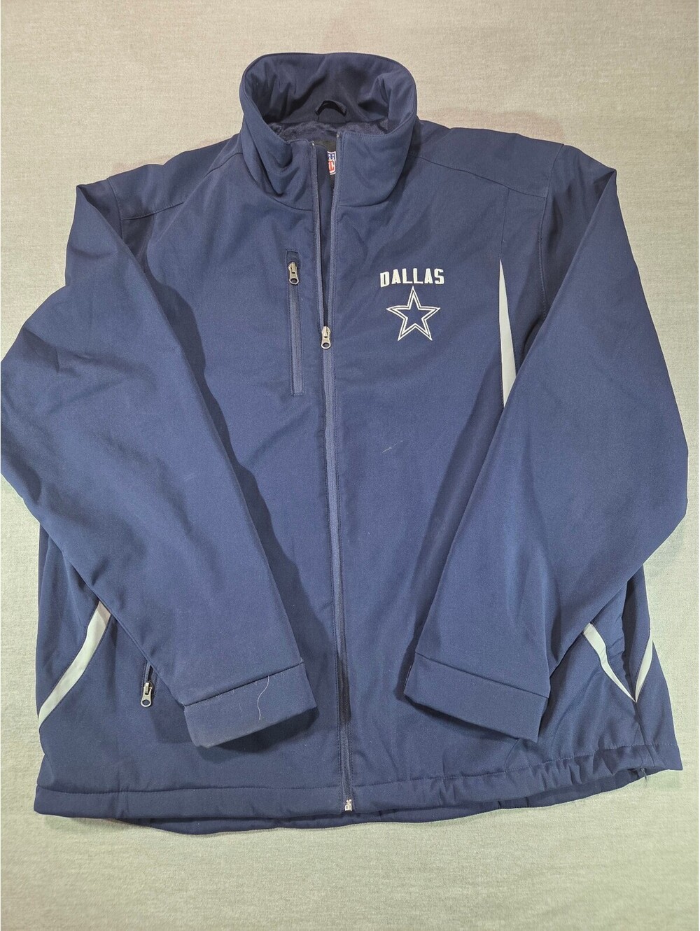 Dallas Cowboys NFL navy zip jacket